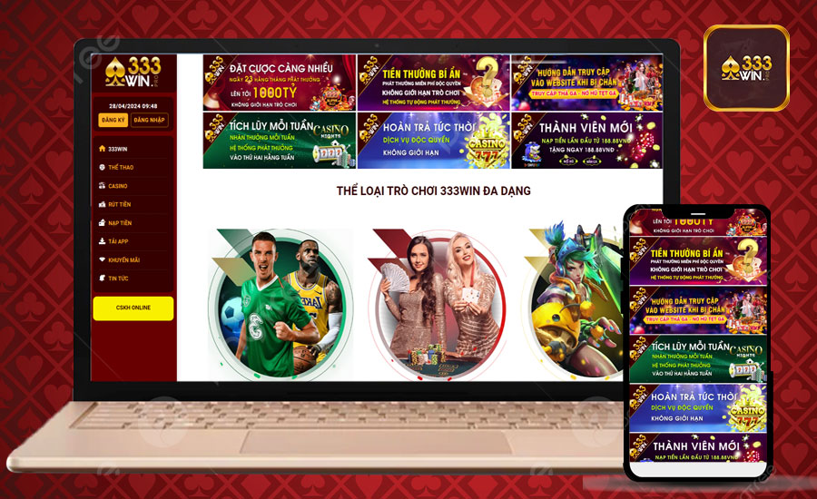 Khuyến mãi nhà cái 333WIN hấp dẫn